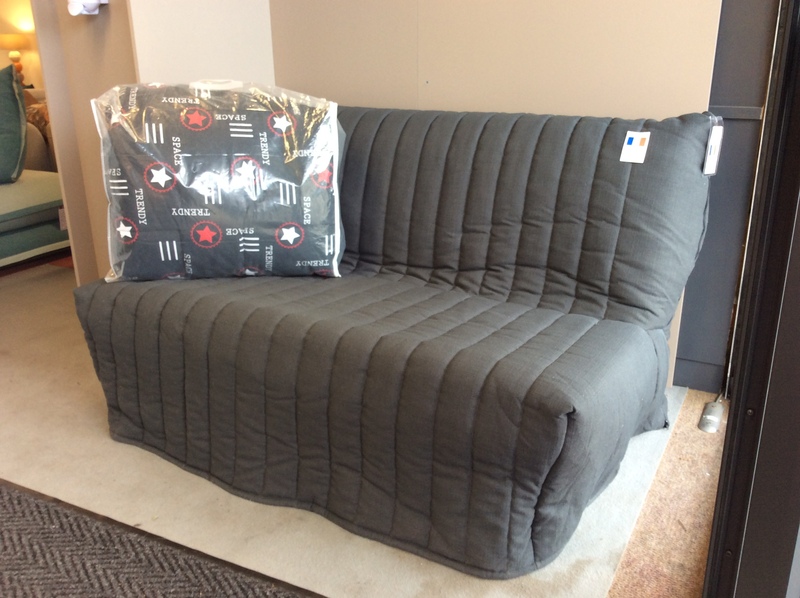 Canapés Convertibles - Banquette Lit Bz Couchage 140x190 Tissu Gris + 1 Housse Offerte 