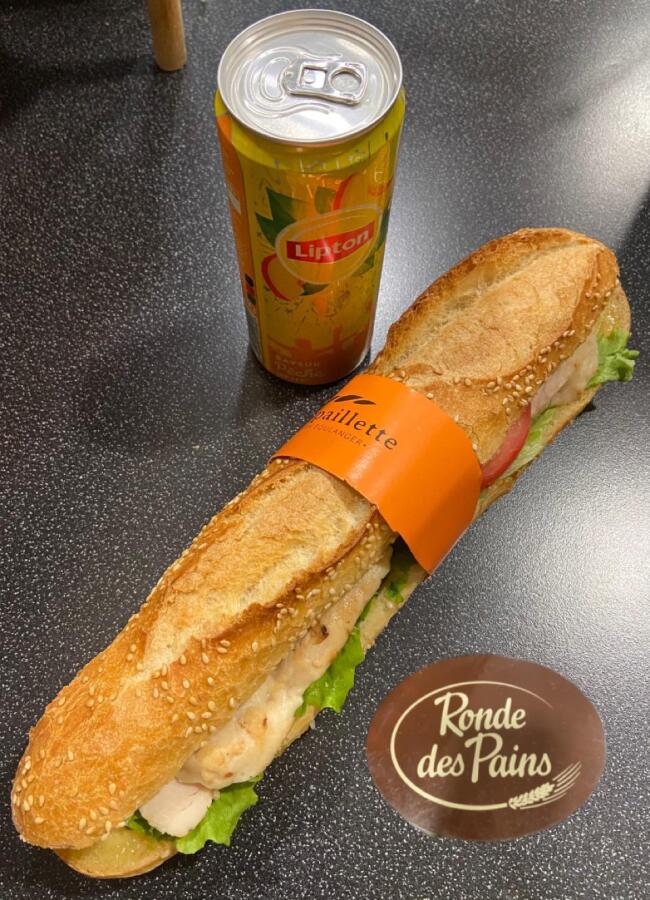 Formule Repas - Sandwich Poulet Boisson 33cl