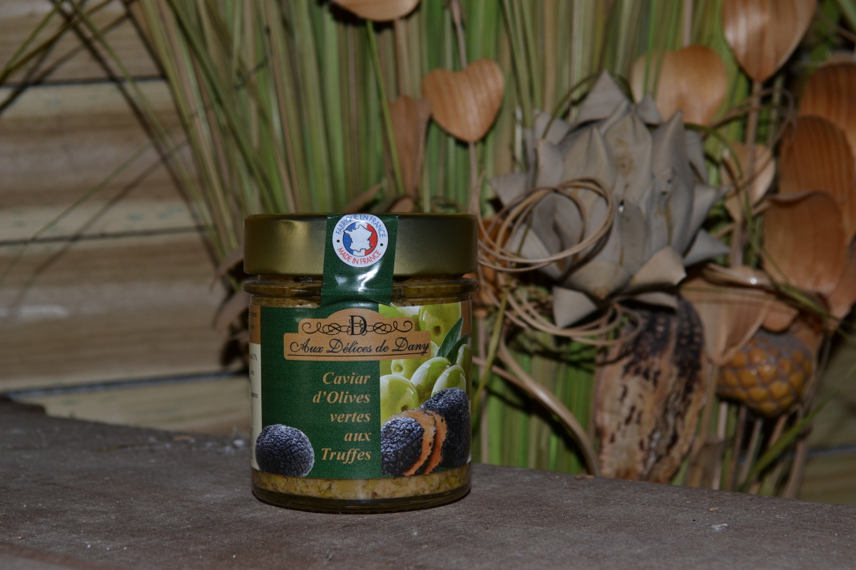 Tapenades - Caviar D'olives Vertes Aux Truffes