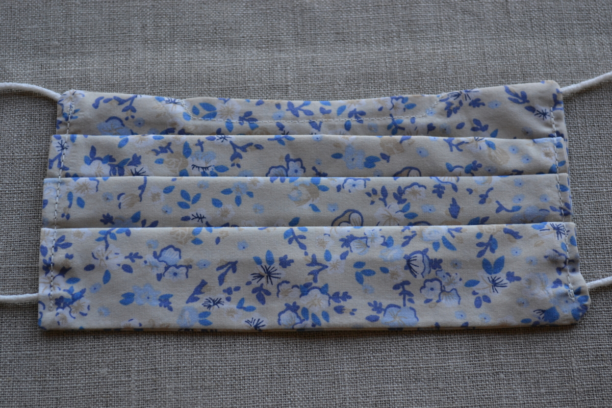 Masque Adulte Bleu végétal