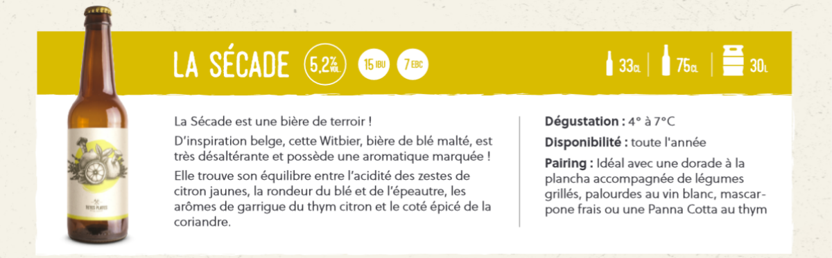 Bières Artisanales - Sécade