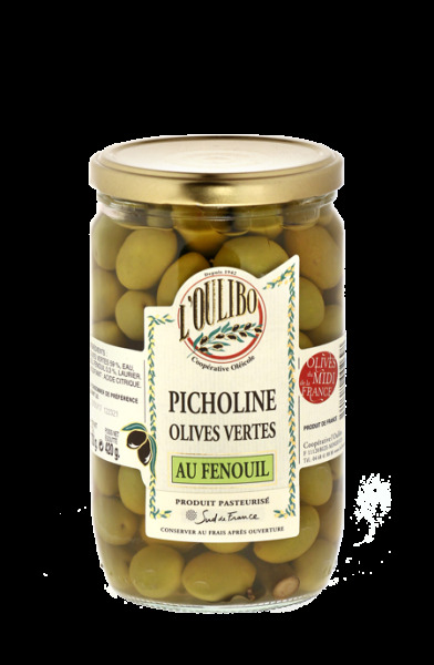 Picholines - Olives Vertes au Fenouil