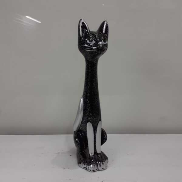 Décoration - Chat Fin Noir